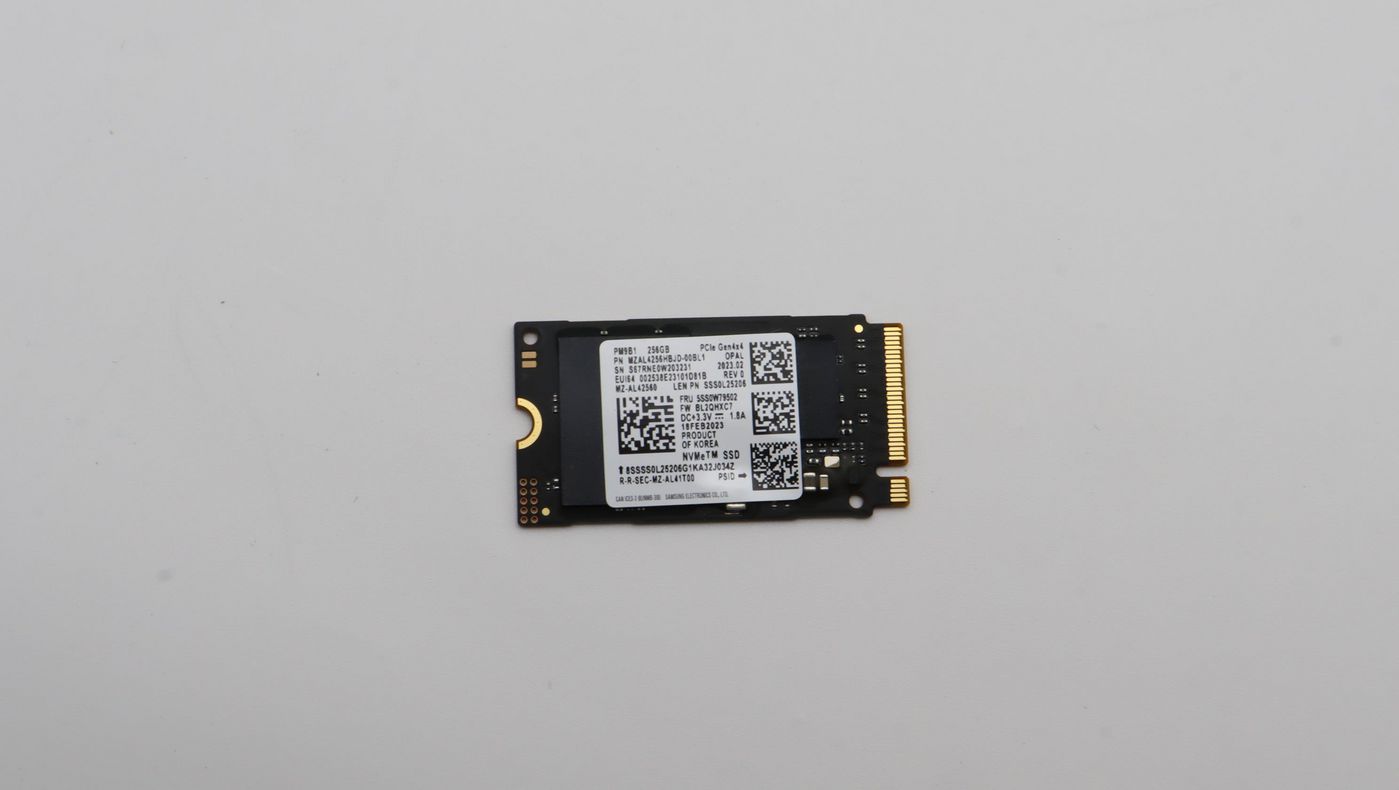 Lenovo 5SS0W79502 256GB M.2 2242 PCIe 4.0 NVMe OPAL Internal SSD