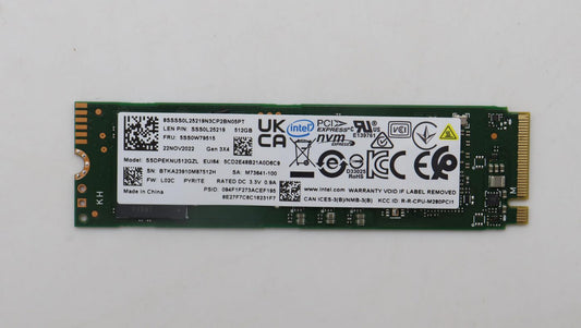 Lenovo 5SS0W79515 Internal SSD – M.2 512GB PCIe 3.0 x4 QLC Solid State Drive