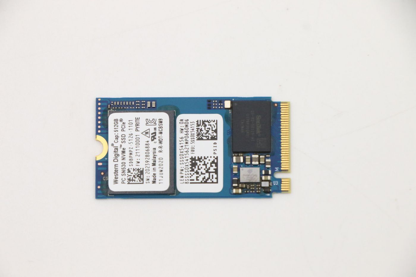 Lenovo 5SS0X54153 Internal SSD – M.2 2242 512GB PCIe Gen3 x4 NVMe