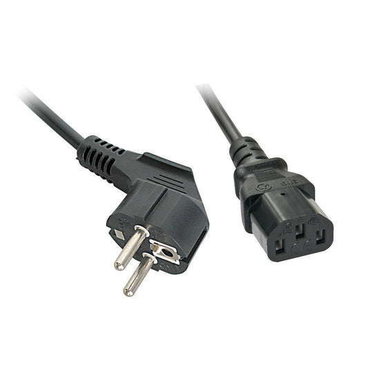Lindy 30334 Power Cable 0.7m Black Schuko to IEC C13