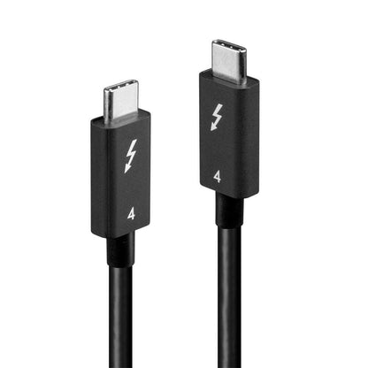 Lindy 31120 1m Thunderbolt 4 Cable – 40Gbps, Passive, 100W Power Delivery