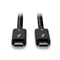 Lindy 31120 1m Thunderbolt 4 Cable – 40Gbps, Passive, 100W Power Delivery