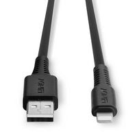 Lindy 31319 USB to Lightning Cable – 0.5m Black Data Sync & Charge
