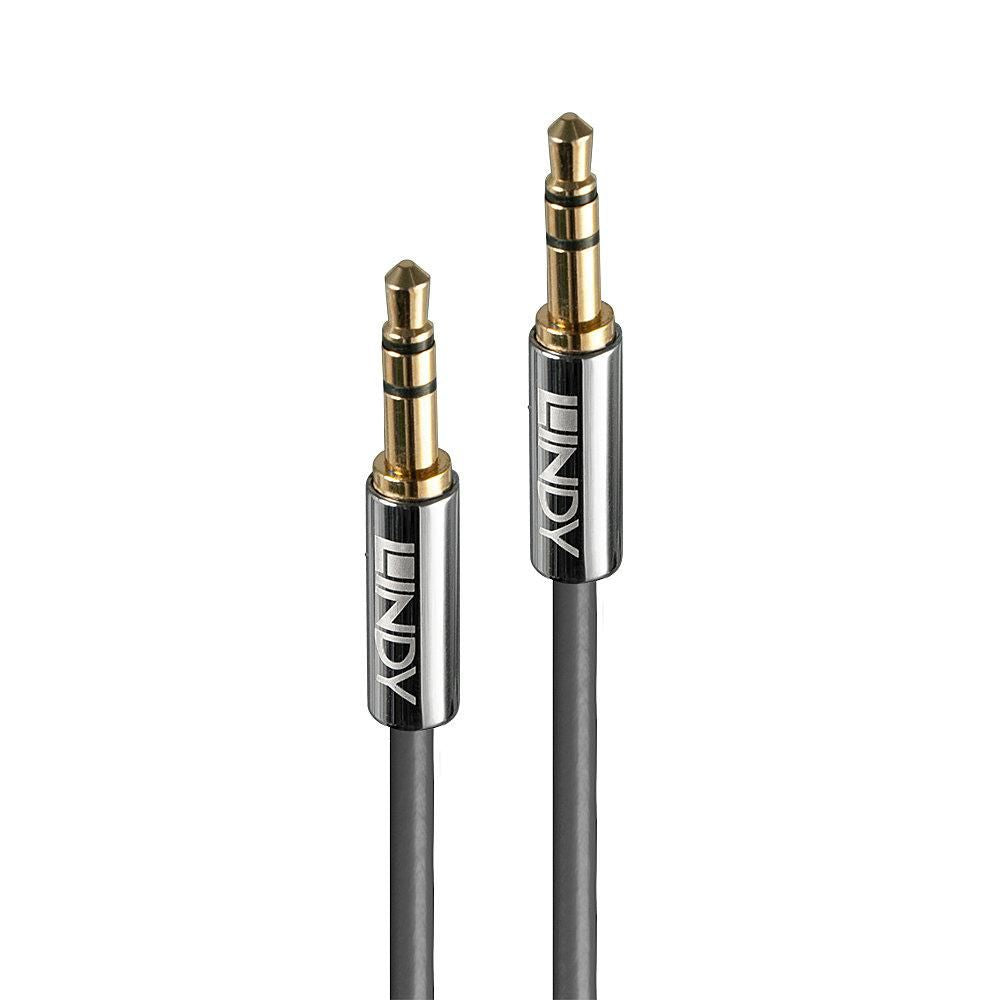 Lindy 35322 2m 3.5mm Audio Cable – Cromo Line Gold-Plated Flexible