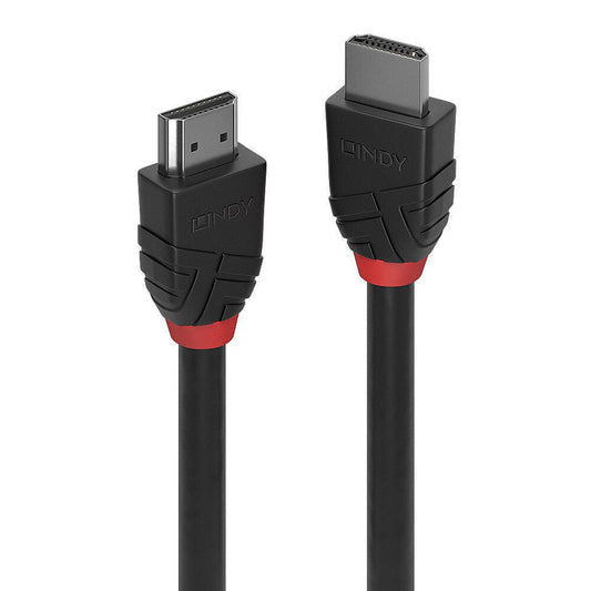 Lindy 3m 8K 60Hz HDMI 2.1 Cable – Gold Contacts, Black Line, Ultra HD