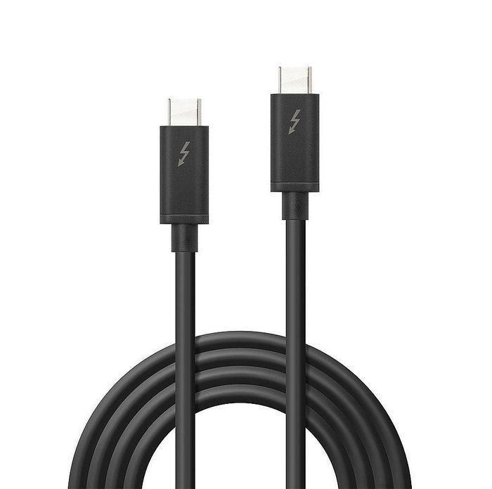Lindy 41557 2m Thunderbolt 3 Cable – Passive, 20Gbps, USB-C, 4K Video