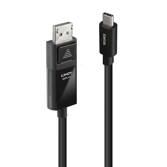 Lindy 43341 1m USB Type-C to DisplayPort 8K60 Adapter Cable – CE, RoHS Certified