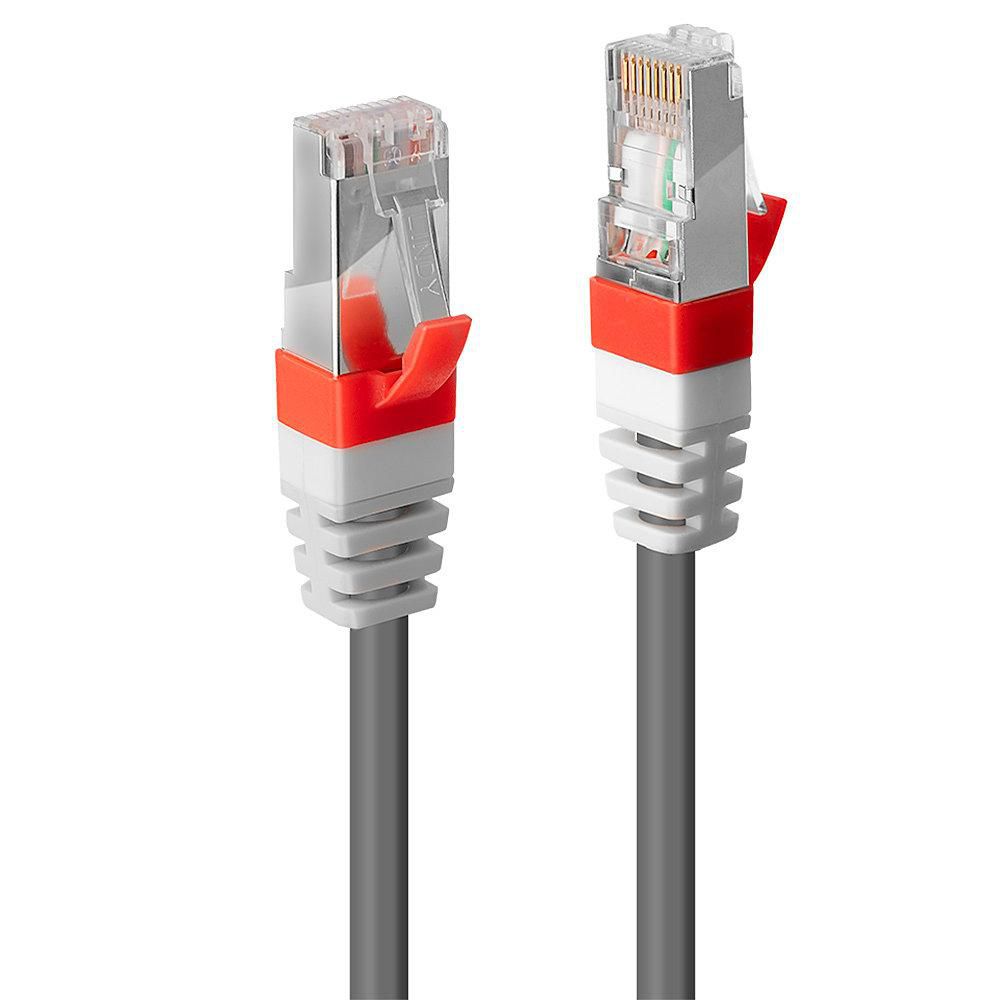 Lindy 2m Cat.6A S/FTP LSZH Network Cable – Grey, RJ45, 10GbE