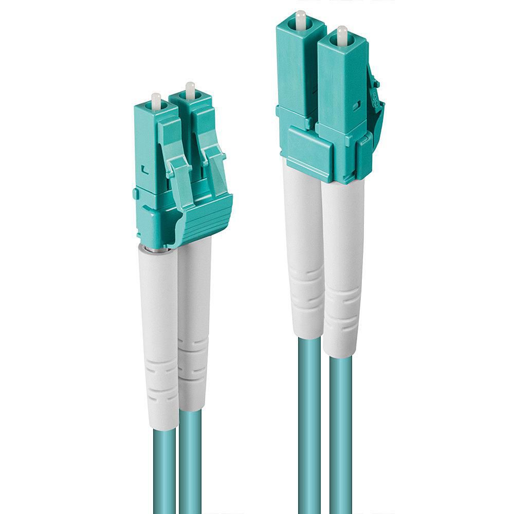 Lindy 46372 Fibre Optic Patch Cable – 3m LC-LC OM3 50/125 Duplex