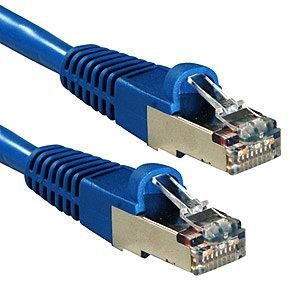 Lindy Cat6a S/FTP Network Cable 1.5m – Blue, Gold Plated RJ-45, LSZH