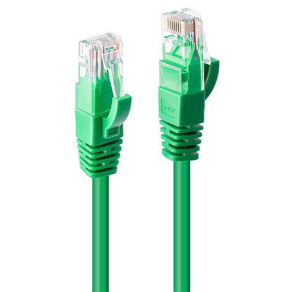 Lindy 48052 10m Cat6 U/UTP Network Cable – Green, RJ45 Connector, 250MHz Bandwidth