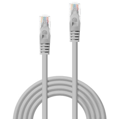 Lindy 48364 3m Cat5e U/UTP Network Cable – Grey, RJ45, 1000Mbps, LSZH Jacket