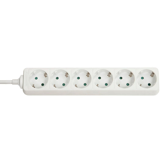 Lindy 73102 Power Extension 6 AC Outlets 3500W Indoor White