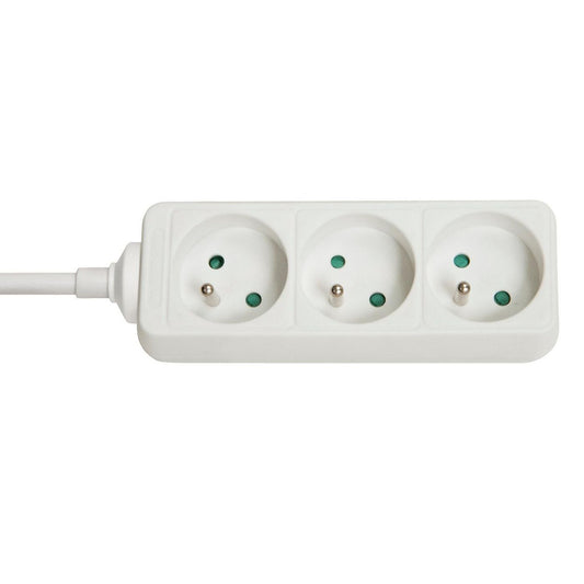Lindy 73120 Power Strip – 3 AC Outlets Indoor Type E White 3680W
