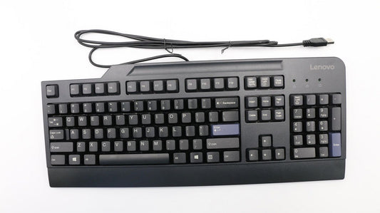 Lenovo 00XH537 USB Keyboard – QWERTY 109-Key Ergonomic Office Keyboard