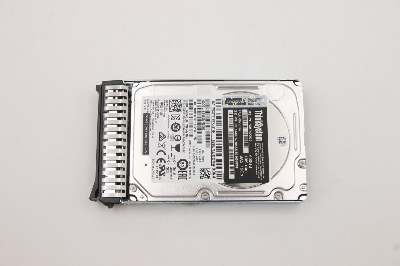 Lenovo 00YK014-RFB 2.5" 600GB 10K SAS 12Gb Hot Swap HDD – Internal Drive