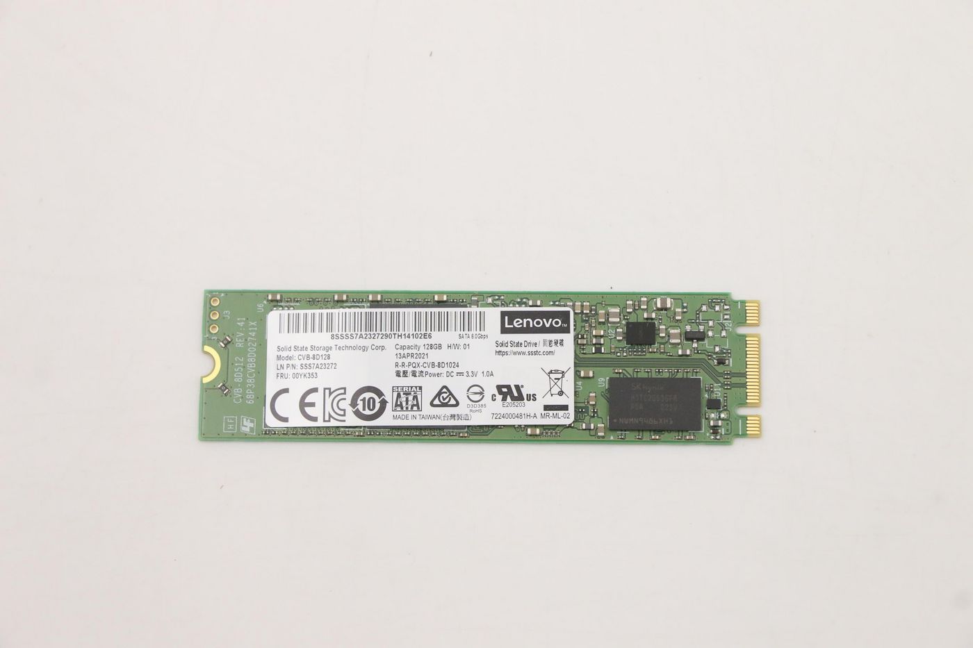 Lenovo 00YK353-RFB M.2 CV3 128GB SATA 6Gbps Non-Hot Swap SSD
