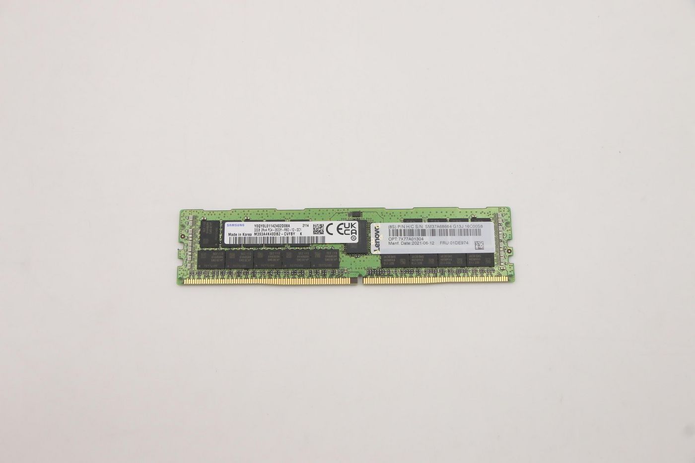 Lenovo 01DE974 Memory Module – 32GB 2Rx4 PC4-2666R DDR4
