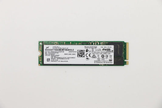 Lenovo 01FR916 Internal SSD – M.2 PCIe 2280 512GB NVMe High-Speed Drive