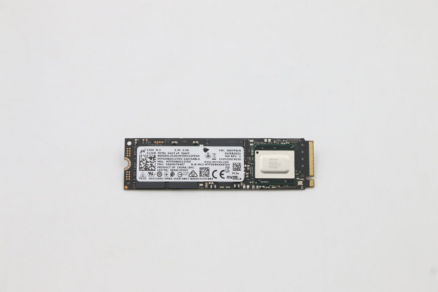 Lenovo 5SS0W79497 Internal SSD – M.2 2280 512GB PCIe NVMe OPAL 2.0