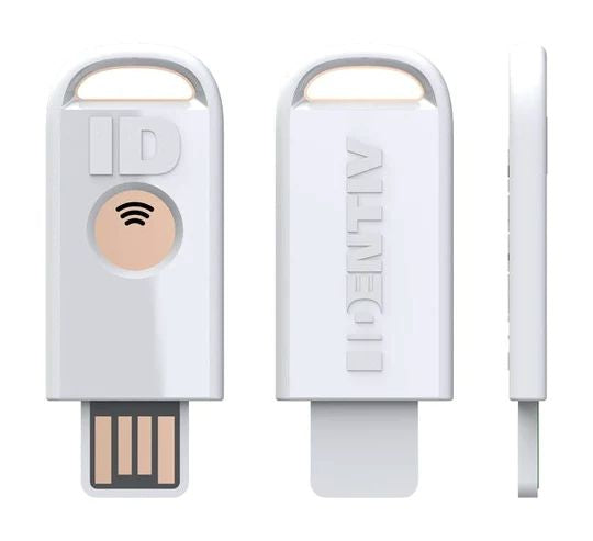 Identiv 905601-6 uTrust FIDO2 NFC+ Security Key USB-A – Multi-Protocol MFA