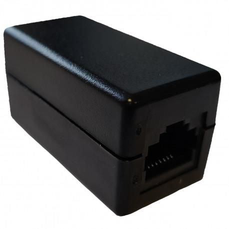 Lanview LVN127086 Cat6 RJ45 Cable Gender Changer Coupler – Black