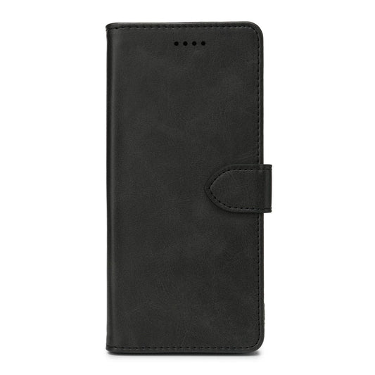 eSTUFF ES67340009-BULK PU Leather Wallet Phone Case with Magnetic Closure & Stand – Black