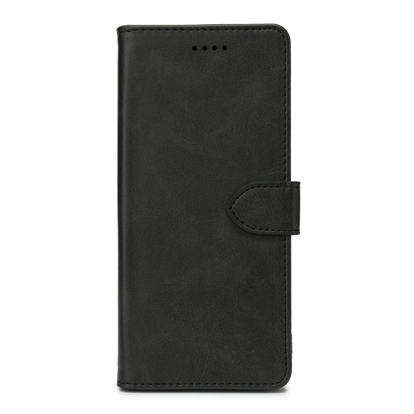 eSTUFF ES67340014-BULK Wallet Case – Black PU Leather Smart Phone Cover