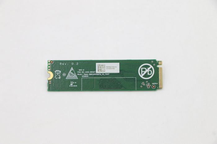 Lenovo 00UP732 Internal SSD – 256GB PCIe 3.0 x4 NVMe M.2 2280