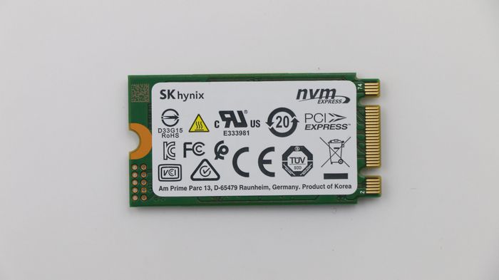 Lenovo 01LX208 Internal SSD – M.2 PCIe NVMe 256GB 3500MB/s RoHS