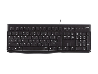 Logitech 920-002509 Keyboard – Wired USB Full-Size UK Layout
