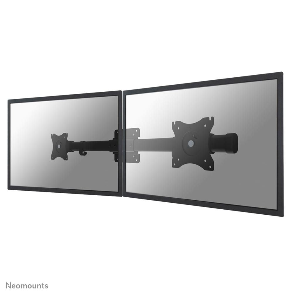 Neomounts FPMA-CB100BLACK Dual Crossbar Monitor Arm Adapter 10-27" Wall Mount