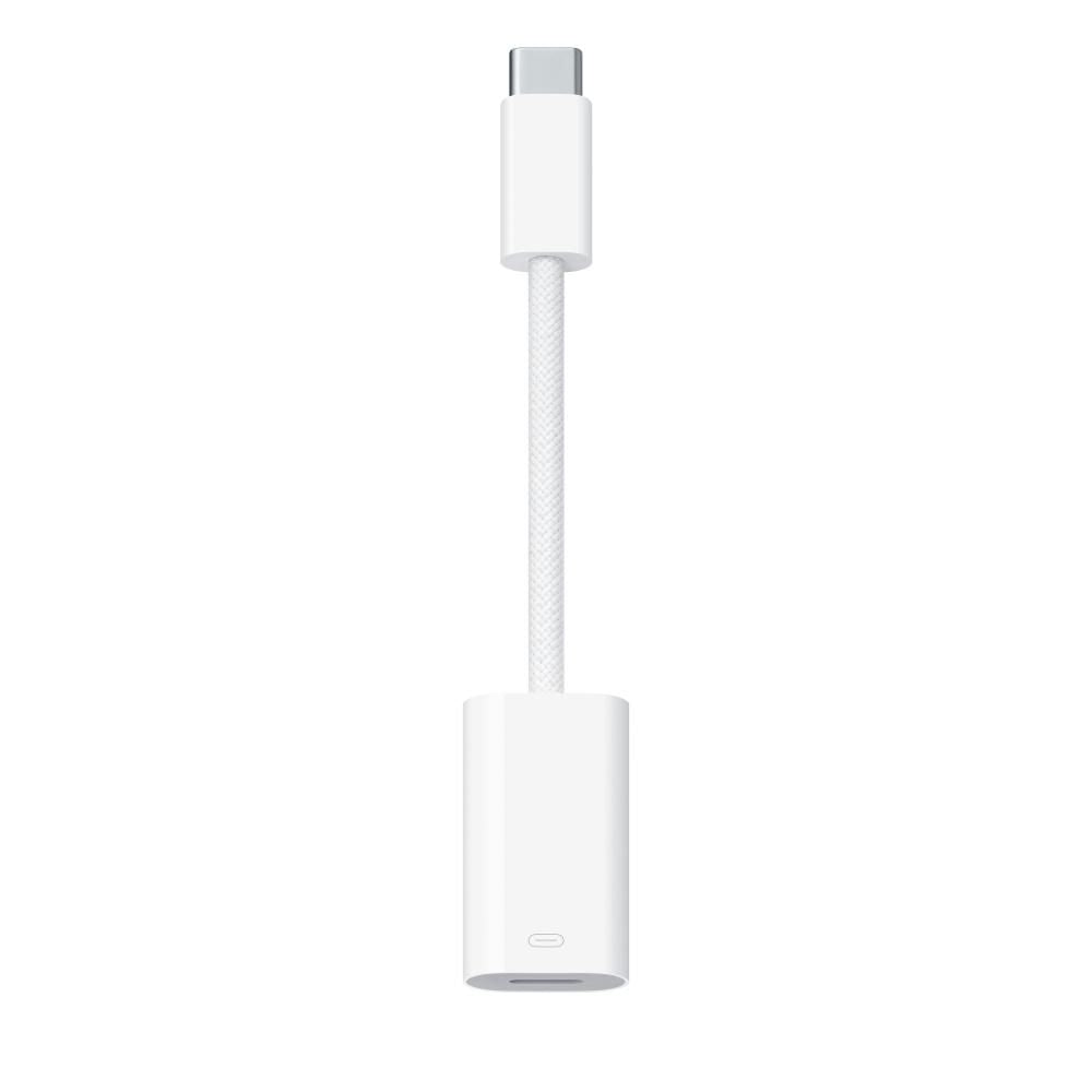 Apple MUQX3ZM/A USB-C to Lightning Adapter – Braided, White