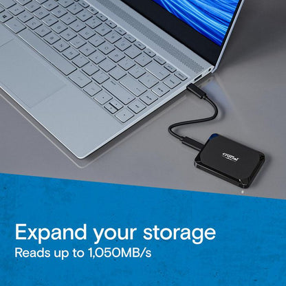 Crucial CT2000X9SSD9 External SSD – 2TB USB 3.2 Gen 2 Type-C 1050MB/s