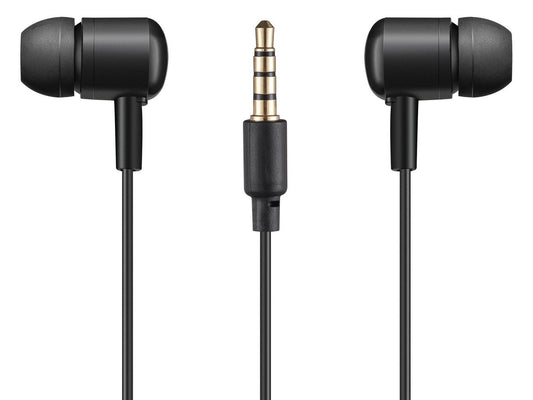 Sandberg 325-62 Earphones – In-Ear Wired Headphones, Black, 1.2m