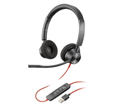 HP 76J16AA Stereo Headset – USB-A, Binaural, Head-band, 2.18m Cable