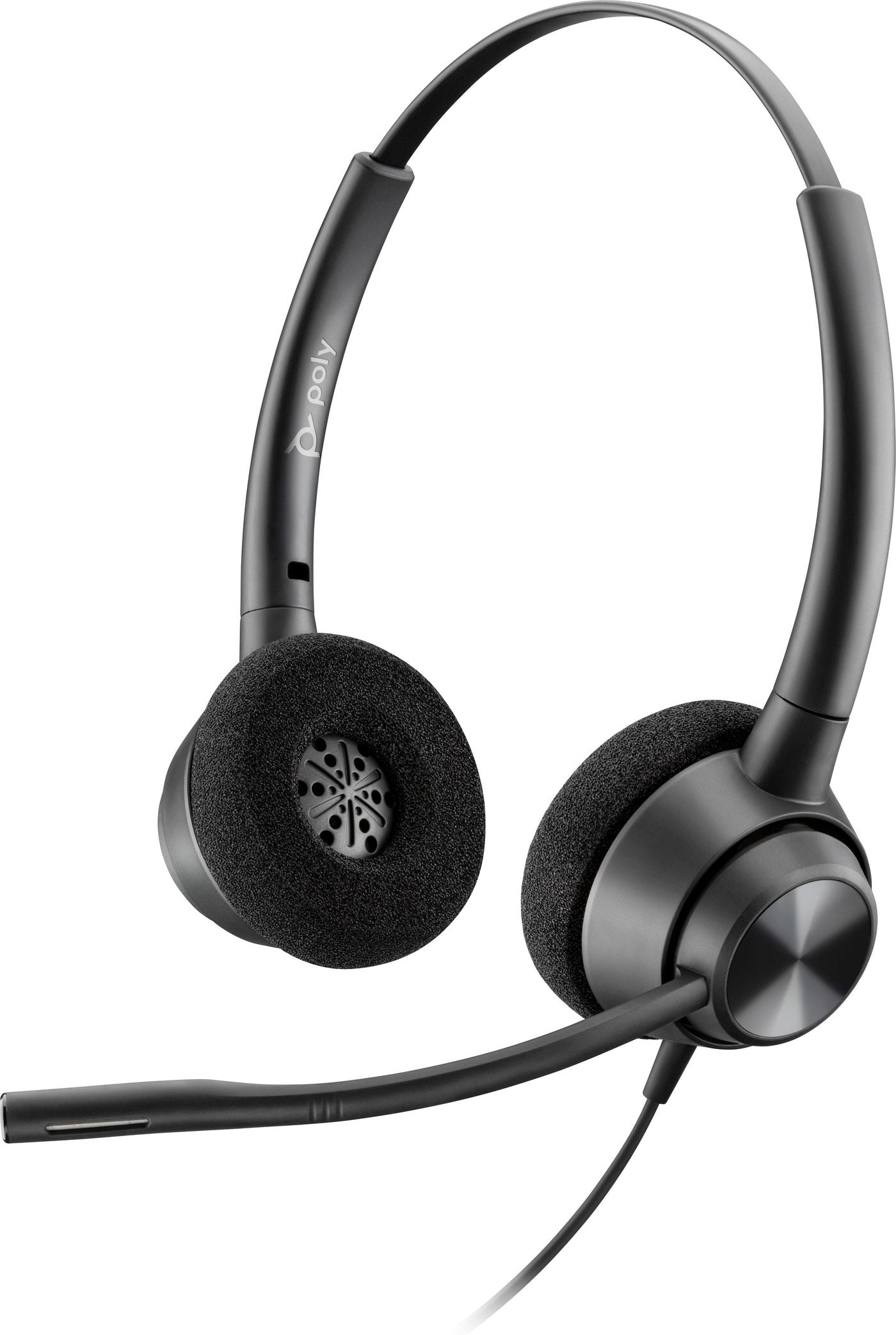 HP 77T26AA Poly EncorePro 320 Binaural Headset with Quick Disconnect, Noise Cancelling