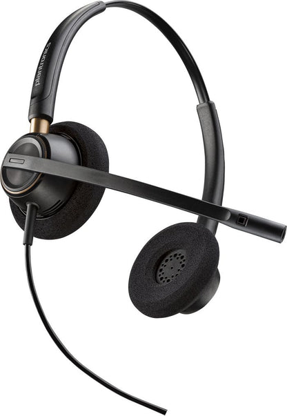 HP 783P7AA#ABB Poly EncorePro HW520 Binaural Wired USB Headset – Black