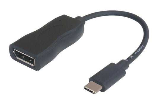 Garbot 31.20.9006 USB-C to DisplayPort Adapter, 15cm, Black, USB3.1 Male to Female