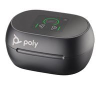 HP 7Y8H0AA Poly Voyager Free 60+ UC M Earbuds – Black, BT700 USB-C, Touchscreen Case