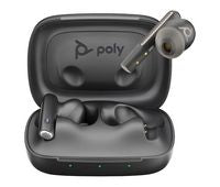 HP 7Y8L8AA Poly Voyager Free 60 UC M Carbon Black Earbuds with BT700 USB-C Adapter