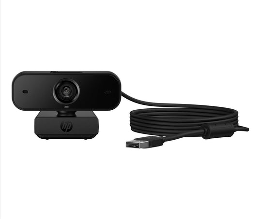HP 77B11AA 430 FHD Webcam – Full HD 1080p, USB, 2MP, 85° Wide Angle, Black