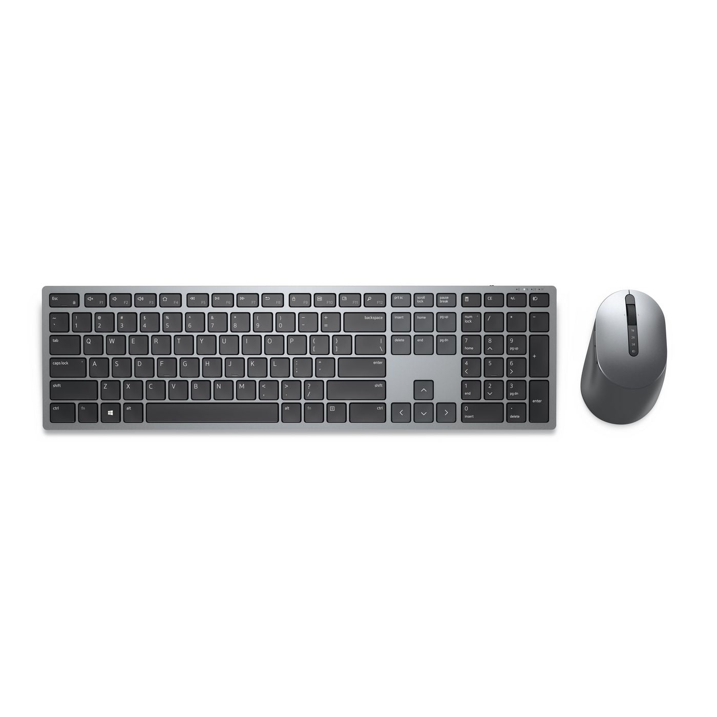 Dell KM7321WGY-UK Wireless Keyboard & Mouse Set – Bluetooth 5.0, QWERTY, 1600 DPI