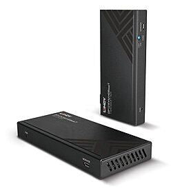 Lindy 39385 KVM Extender – Cat.6 DisplayPort 1.2 USB IR RS-232 150m 4K