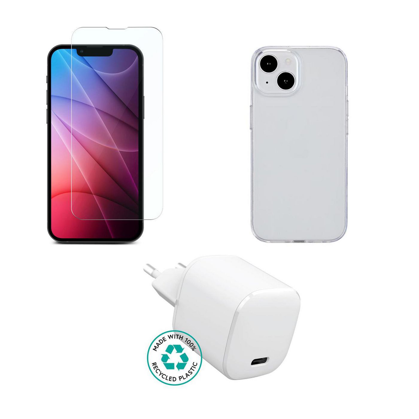 eSTUFF ES-KIT-IPH14 Mobile Device Charger 1-Port USB Type-C 3-Pack