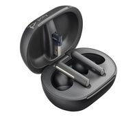 HP 7Y8G4AA Poly Voyager Free 60+ UC Carbon Black Earbuds with BT700 USB-C Adapter & Touchscreen Charge Case