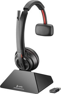 HP 8Y9C3AA#ABB Monaural DECT Wireless Headset – Noise Cancelling, Black