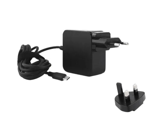 CoreParts MBXUSBC-AC0002 65W GaN USB-C Power Adapter – USB PD, EU/UK Plug, CE Certified