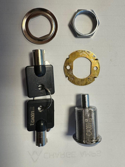 Charge Amps CA-100922 EV Charging Accessories – Push Lock with Key