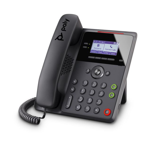 HP 82M84AA Poly Edge B30 IP Phone – PoE, 2.8" Display, 4 Lines, Black